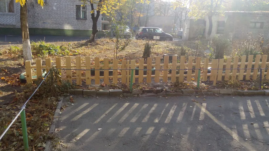 Декоративна секція №12 — суха стругана дошка — фото