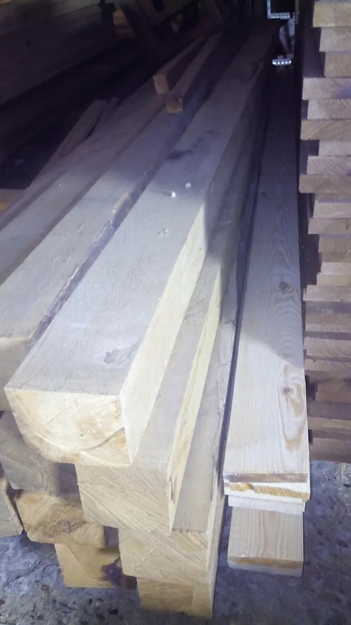 Дубовий стовп 120×120×3000 мм